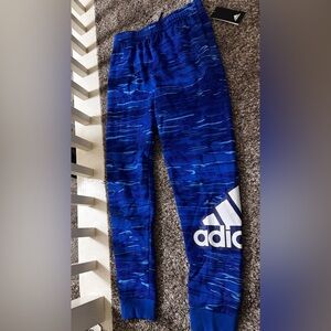 Adidas Kids Vibrant Blue Sweatpants